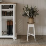 White country farmhouse style plant stand