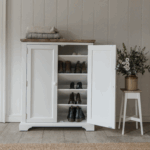 Florence Shoe Cabinet in White
