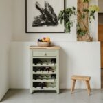 Small Sage Green Country Style Wine Rack