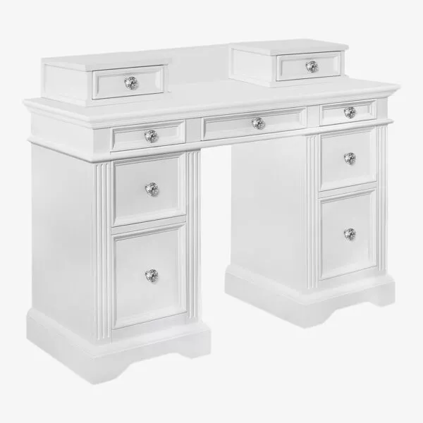Gainsborough Dressing Table with extension drawers and crystal handles