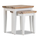 Florence nest of tables - White