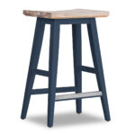 Florence Navy Blue bar stool