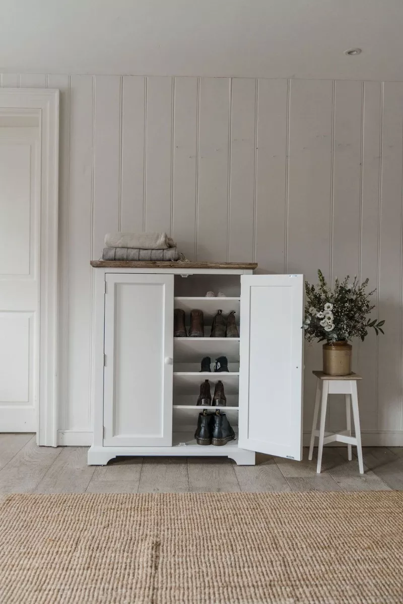 Florence shoe cabinet in White