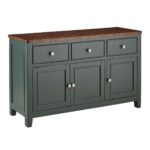 Queensbury large green sideboard