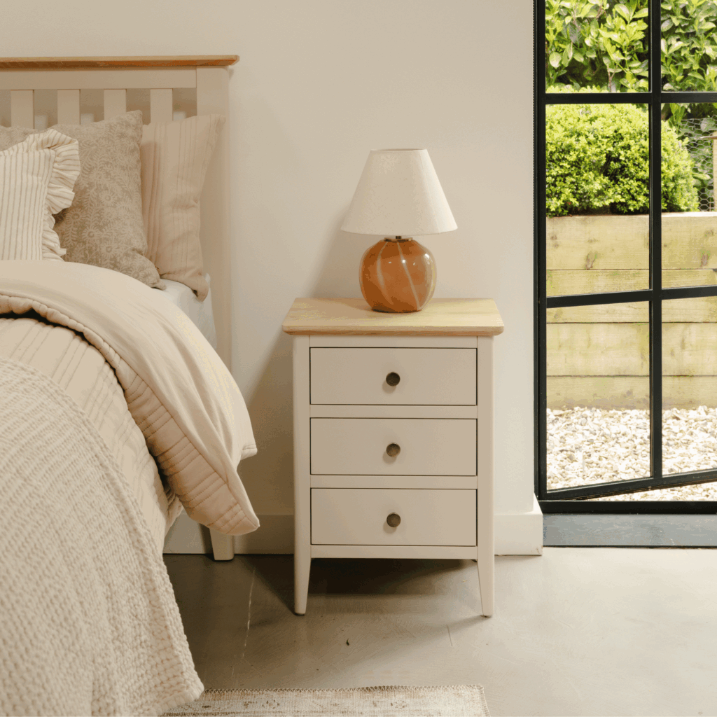 Pembroke Bedside Chest - Pebble