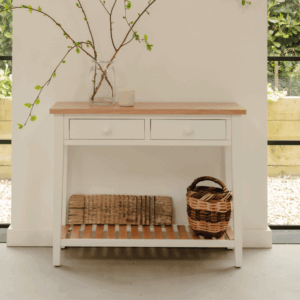 Ludlow Console Table Large in white