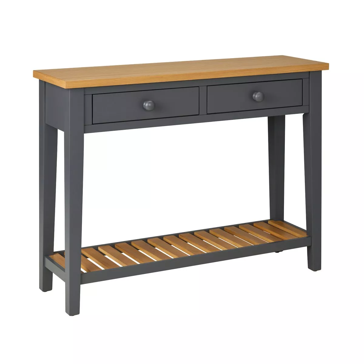 Ludlow Slate Grey Large Console Table