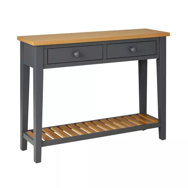 Ludlow Slate Grey Large Console Table