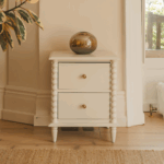 Cromwell Bedside in Pale Olive