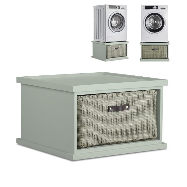 Tetbury Washing Machine Stand in Sage Green